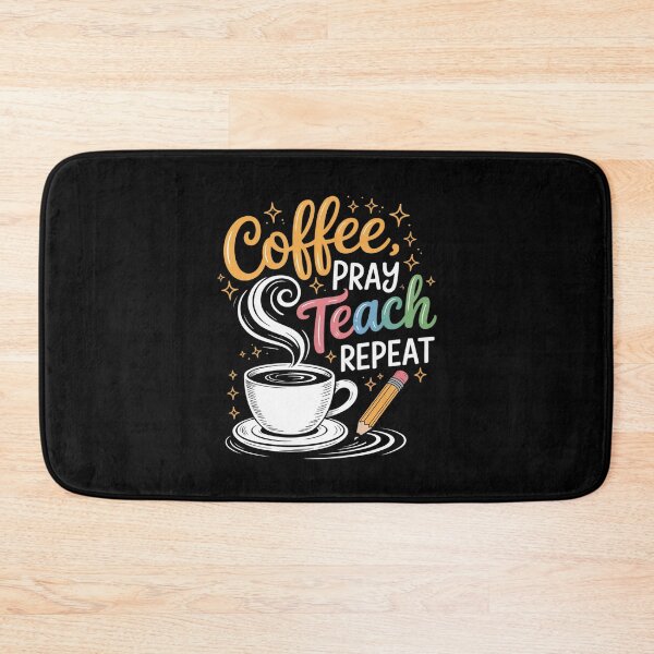 Item preview, Coffee Pray Teach Repeat designed and sold by joedavila.