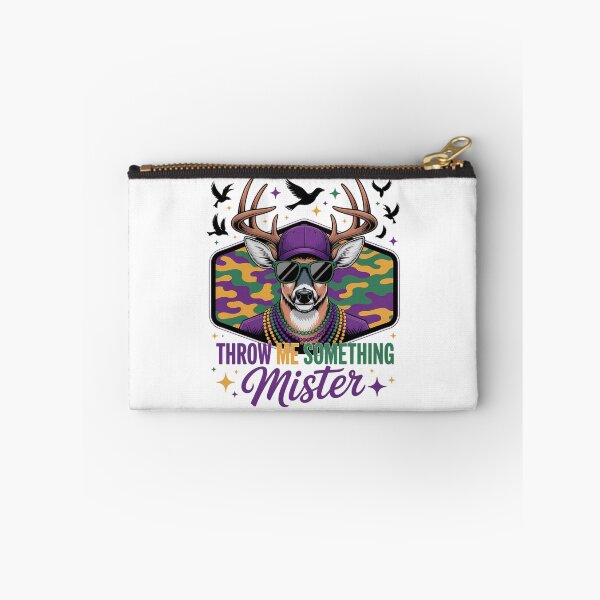 Item preview, Mardi Gras Deer Throw Me Something Mister designed and sold by JonathalIngham.