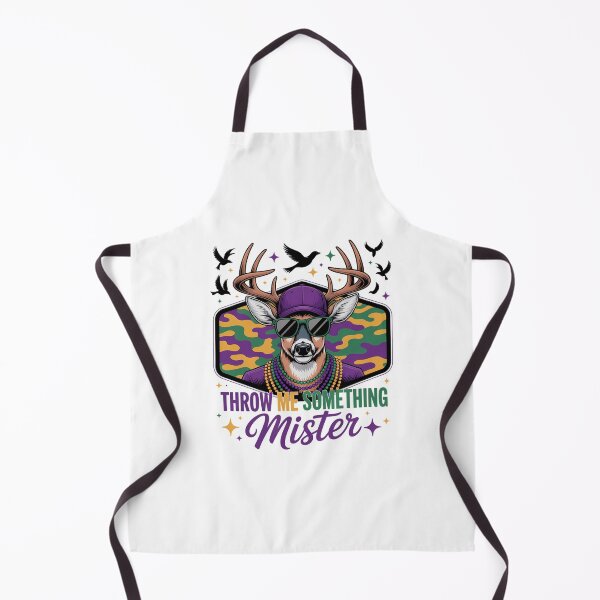 Item preview, Mardi Gras Deer Throw Me Something Mister designed and sold by JonathalIngham.