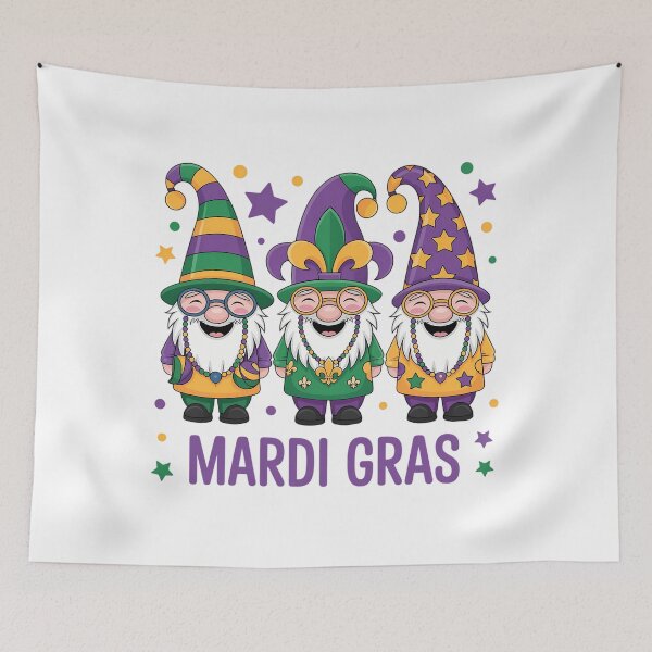 Item preview, Mardi Gras Gnomies designed and sold by JonathalIngham.
