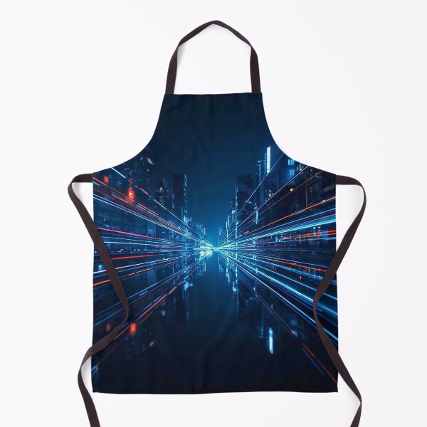 Item preview, Quantum Velocity and Neon Data Stream Abstract designed and sold by Cozyartsss.