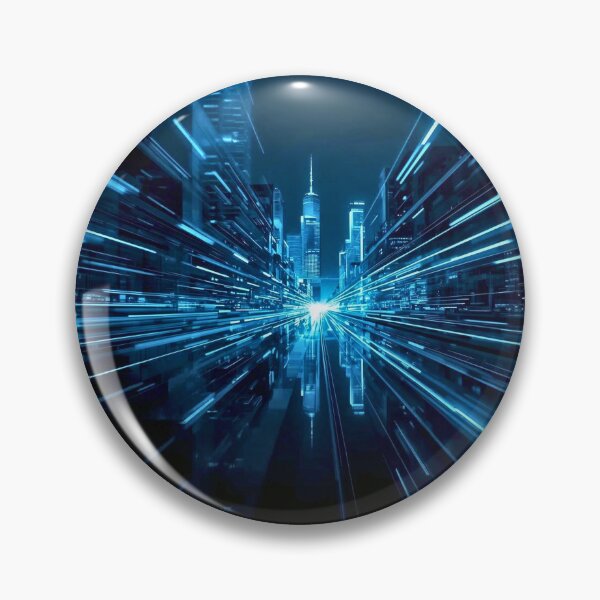 Item preview, Cybernetic Singularity and Electric Blue Light Speed designed and sold by Cozyartsss.