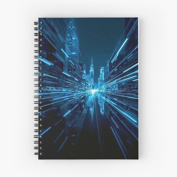 Item preview, Cybernetic Singularity and Electric Blue Light Speed designed and sold by Cozyartsss.