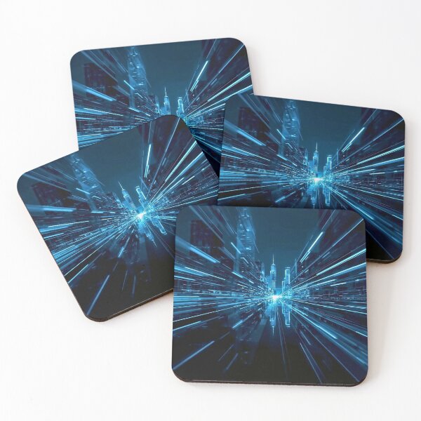 Item preview, Cybernetic Singularity and Electric Blue Light Speed designed and sold by Cozyartsss.