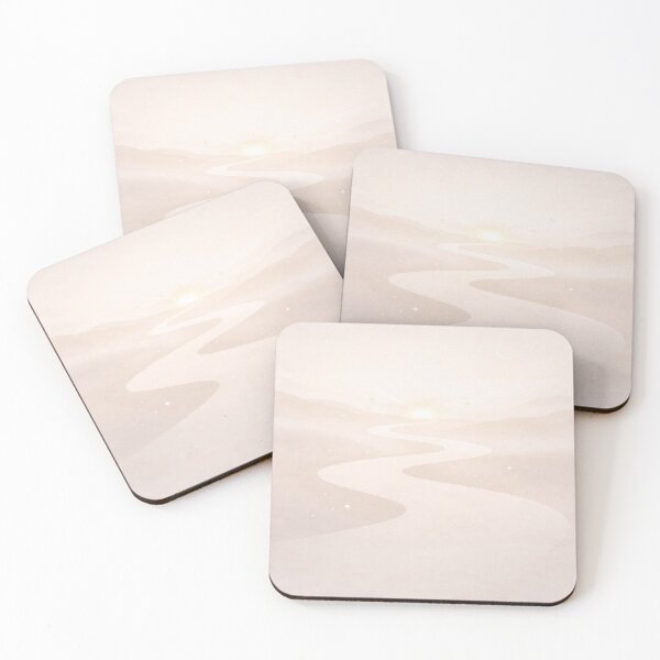 Item preview, Path to Light – Pastel Landscape with Glowing Sun designed and sold by Cristhian Almanza.