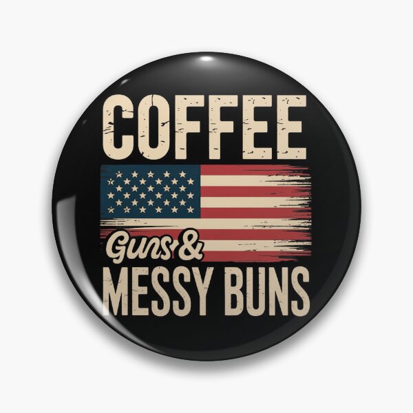 Artikelvorschau, Kaffeepistolen & Messy Buns - USA Flag Pro Gun entworfen und verkauft von traceydowns.