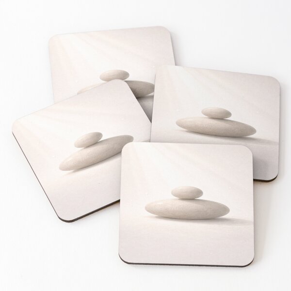 Item preview, Zen Balance – Minimalist Stones with Soft Light designed and sold by Cristhian Almanza.