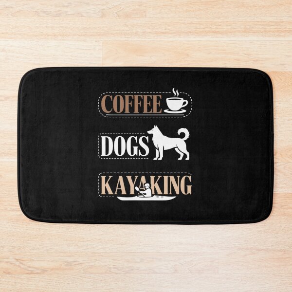 Item preview, Coffee Dogs Kayaking Kayaker Kayak designed and sold by KristieRamsey.