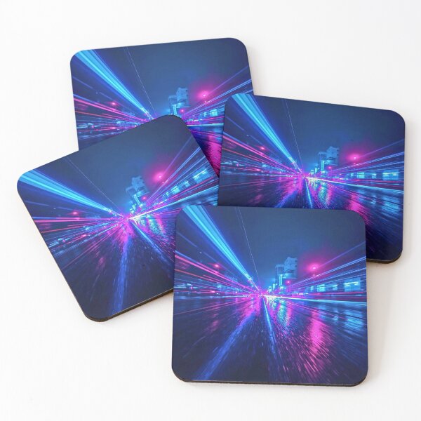 Item preview, Cyberpunk Neon Infinity and Galactic Speed Warp designed and sold by Cozyartsss.