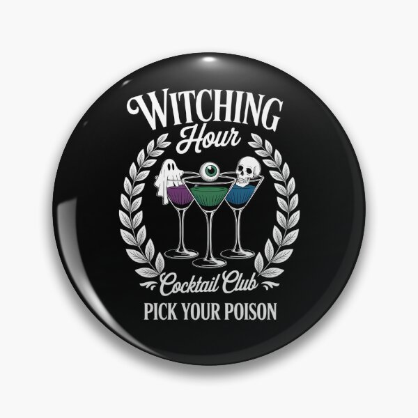 Artikelvorschau, Klassischer Witching Hour Cocktail Club Gruselige Halloween-Saison entworfen und verkauft von IdunayaStore.