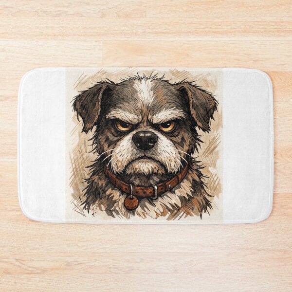 Item preview, Bold Grumpy Dog Character Art designed and sold by Silrom.