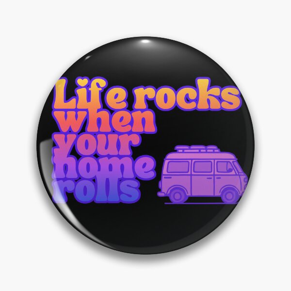 Item preview, Life rocks when your home rolls 2: purple sunrise designed and sold by modeTRIP.