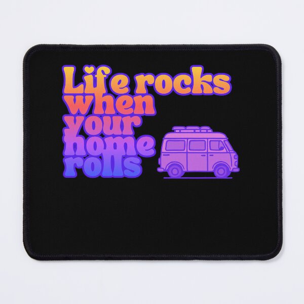Item preview, Life rocks when your home rolls 2: purple sunrise designed and sold by modeTRIP.