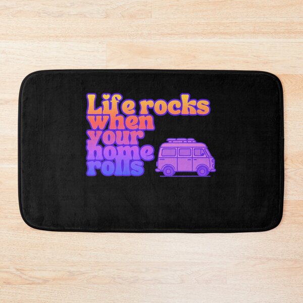 Item preview, Life rocks when your home rolls 2: purple sunrise designed and sold by modeTRIP.