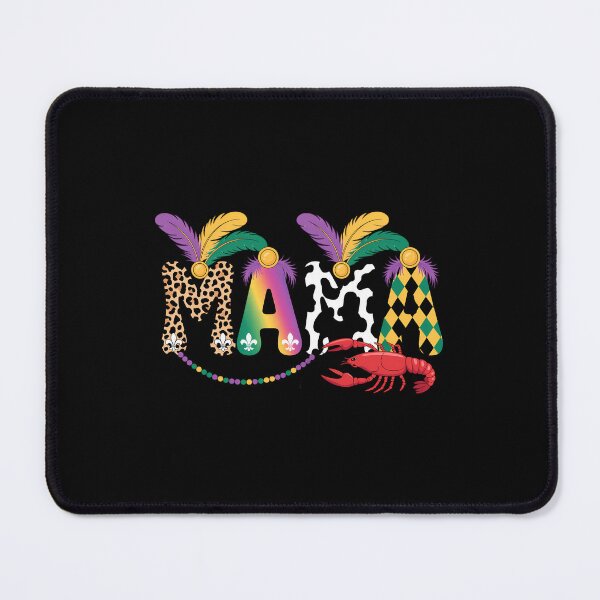 Item preview, Mardi Gras Mama Cute Crawfish & Beads designed and sold by JonathalIngham.