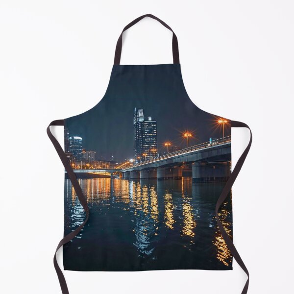 Item preview, Golden City Bridge and Shimmering Harbor Night designed and sold by Cozyartsss.