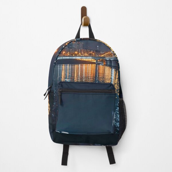 Item preview, Golden City Bridge and Shimmering Harbor Night designed and sold by Cozyartsss.