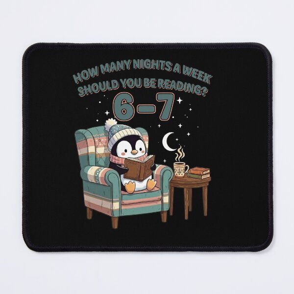 Item preview, Funny Reading Penguin Book Lover 6 7 Six Seven T-Shirt designed and sold by LashondaGreen89.