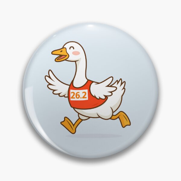 Item preview, Running Goose Silly Goose 26.2 Marathon Runner  designed and sold by JNArt.
