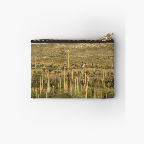 Item preview, Landscape with grass trees and galahs designed and sold by Windswell.