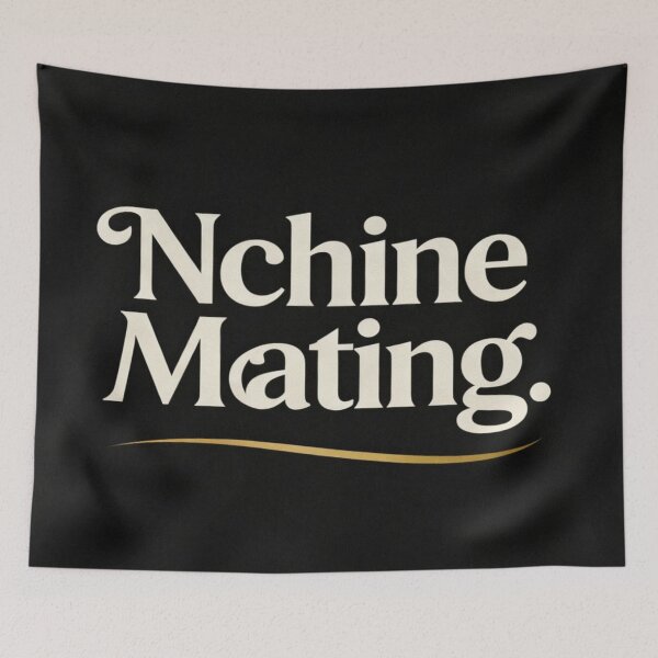 Item preview, Typographic Twist – Cream Serif Text with Gold Accent designed and sold by Cristhian Almanza.