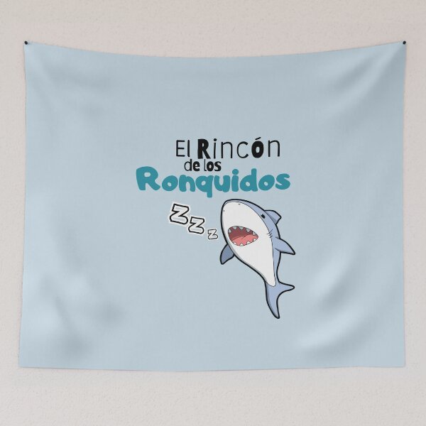 Item preview, Frase graciosa para dormir tiburón azul  designed and sold by Relaxtarot.