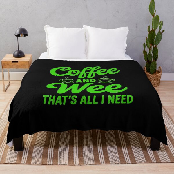 Item preview, Coffee and Weed That's All I Need Marijuana designed and sold by KristieRamsey.