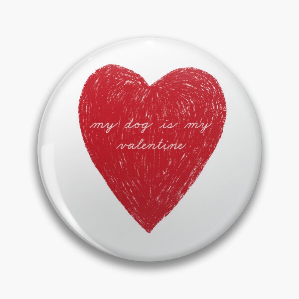 Item preview, My Dog Is My Valentine Shirt - Cute Dog Lover Valentine's Day T-Shirt with Red Heart designed and sold by hickorycorners.