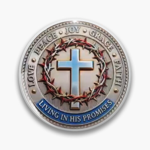 Item preview, Living in His promises; Coin Style; designed and sold by StickerApe.