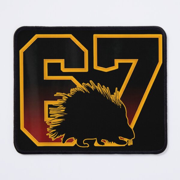 Item preview, Porcupine 67 Six Seven Bold Sports Style Tee designed and sold by LashondaGreen89.