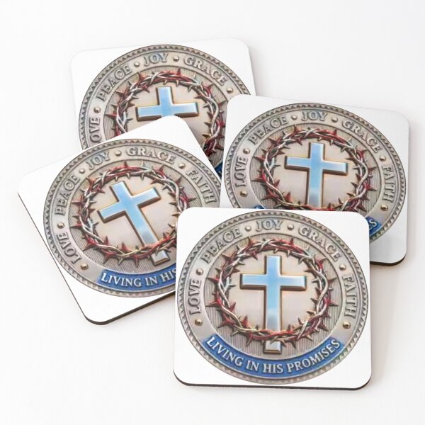 Item preview, Living in His promises; Coin Style; designed and sold by StickerApe.