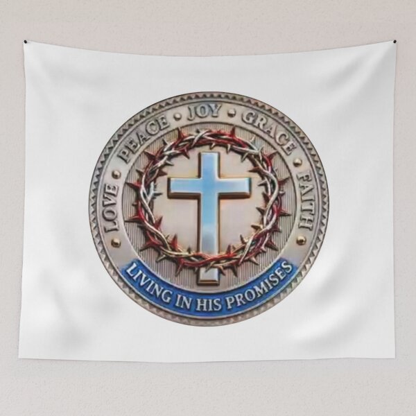 Item preview, Living in His promises; Coin Style; designed and sold by StickerApe.