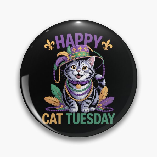 Artikelvorschau, Mardi Gras Scottish Fold Katze entworfen und verkauft von JonathalIngham.