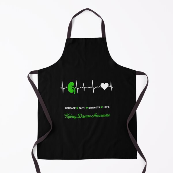 Item preview, Kidney Disease Awareness Heartbeat Kidney Disease Warrior designed and sold by EllenJast.