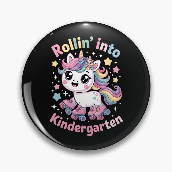 Item preview, Kindergarten Back To School First Day Girls Rollin Unicorn designed and sold by EllenJast.