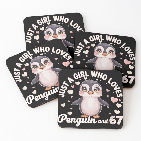Item preview, Just a Girl Who Loves Penguins and 67 Six Seven Shirt designed and sold by LashondaGreen89.