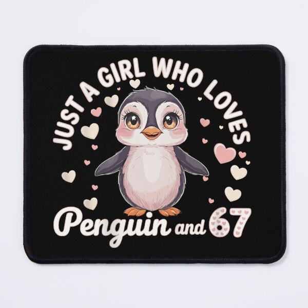 Item preview, Just a Girl Who Loves Penguins and 67 Six Seven Shirt designed and sold by LashondaGreen89.