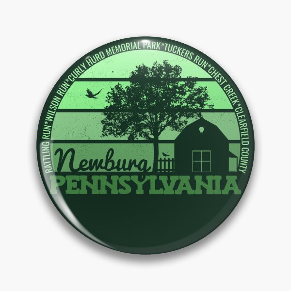 Item preview, Newburg Pennsylvania Sunset Retro Vintage Local Pride Logo designed and sold by CRHPOD20.