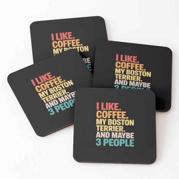 Item preview, Boston Terrier Dog Owner Coffee Lovers Quote designed and sold by traceydowns.