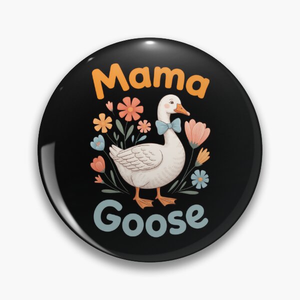 Artikelvorschau, Niedliche Blumen-Mama-Gans, kokett, Muttertags-Süße Gans entworfen und verkauft von EllenJast.