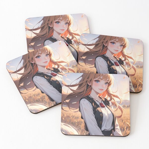Item preview, Holo Spice And Wolf Anime Girl Waifu Autumn Wheat Field Fantasy designed and sold by CarlosBender.