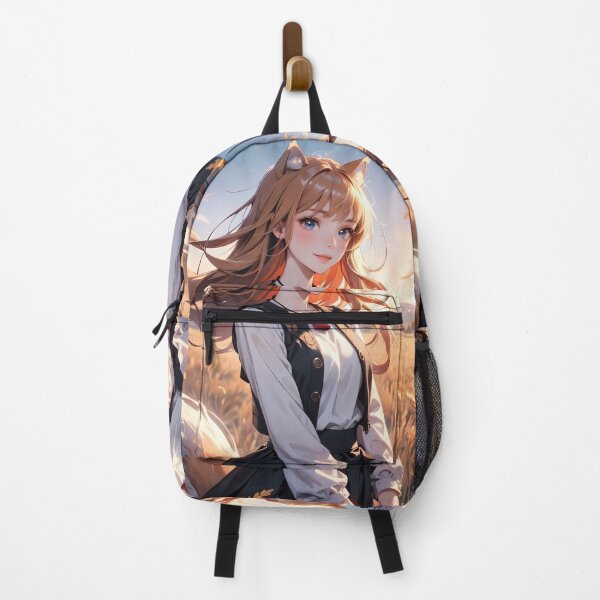 Item preview, Holo Spice And Wolf Anime Girl Waifu Autumn Wheat Field Fantasy designed and sold by CarlosBender.
