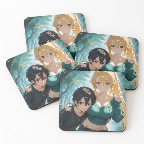 Item preview, Kirito Sword Art Online Forest Anime Peace Soft Green Sunny Moment designed and sold by bystudiolereve.