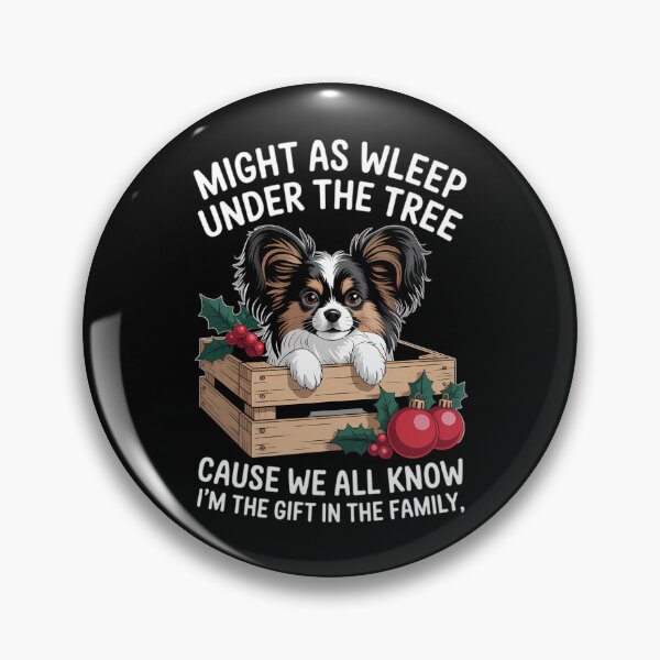 Item preview, Favorite Family Papillon Puppy Christmas Humor Quote designed and sold by EllenJast.