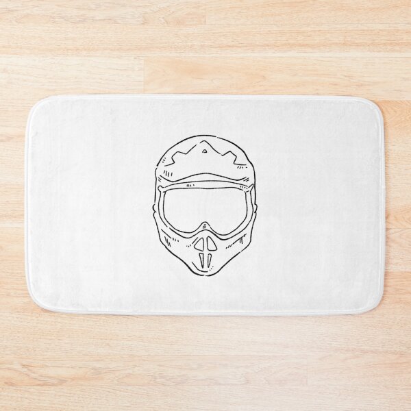 Item preview, Ghost Rider Sketch: Minimalist Motocross Skull designed and sold by RNASstuff.