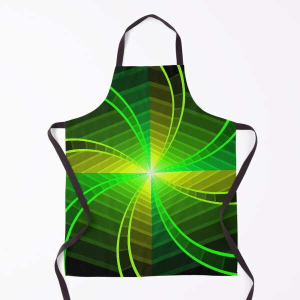 Item preview, Twisting Geometric Abstraction in Greens and Yelllows designed and sold by DDJust4U.