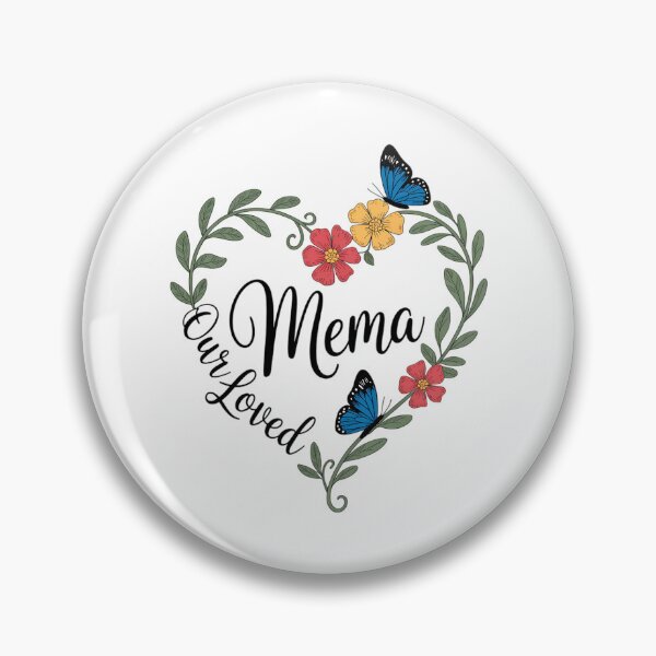 Item preview, Floral One Loved Mema Heart Mom Grandma Women Mother's Day designed and sold by IdunayaStore.