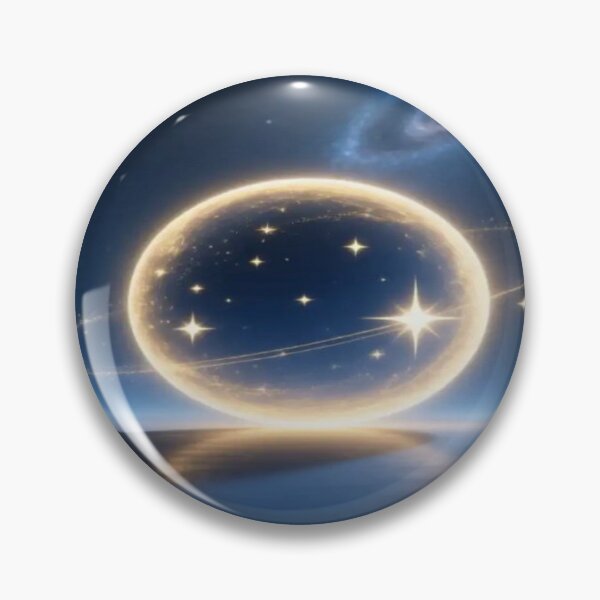 Item preview, Celestial Core – Golden Sphere over Cosmic Reflection designed and sold by Cristhian Almanza.