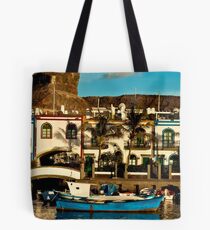 Fischerboote in Puerto Mogan Tasche