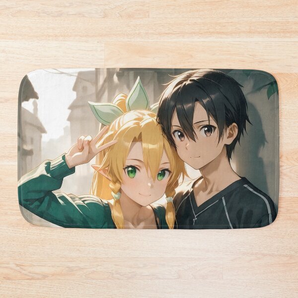 Item preview, Kirito Sword Art Online Warm Anime Couple Street Soft Golden Moment designed and sold by bystudiolereve.